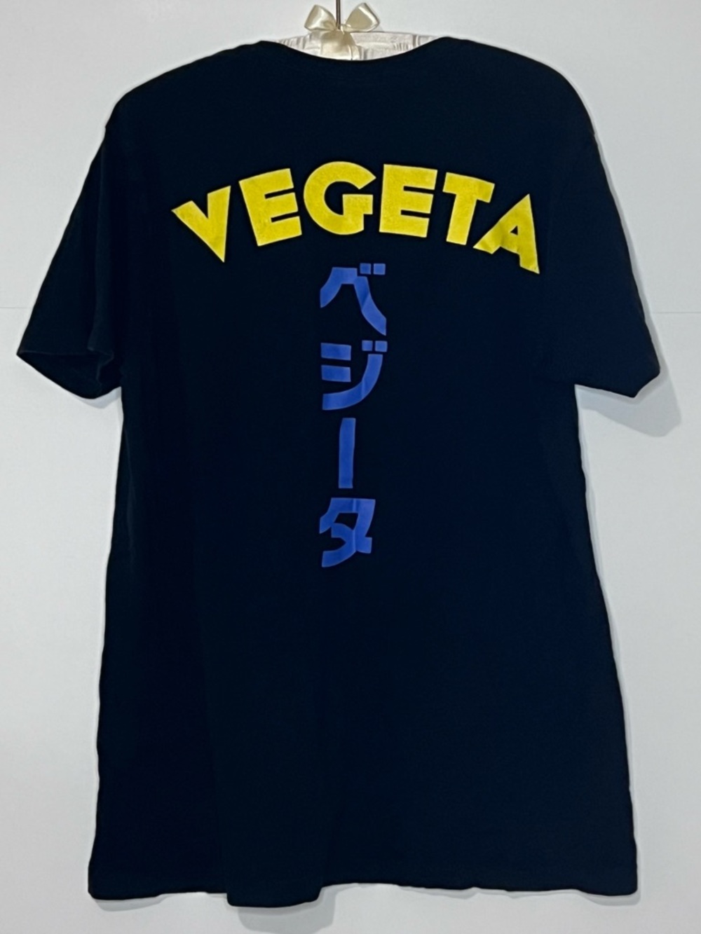 Dragon Ball Z T-Shirt Vegeta 2-Sided Graphics Size L Capsule Corp Black Fire View 5